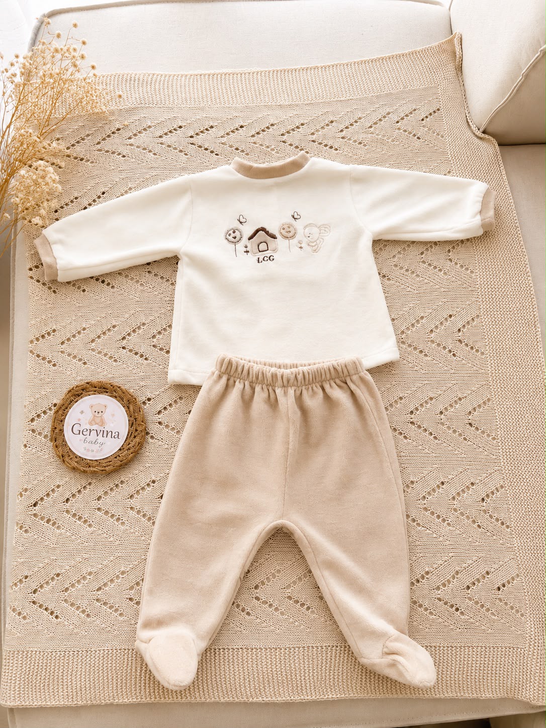 CONJUNTO CASITA  BEBÈ PLUSH